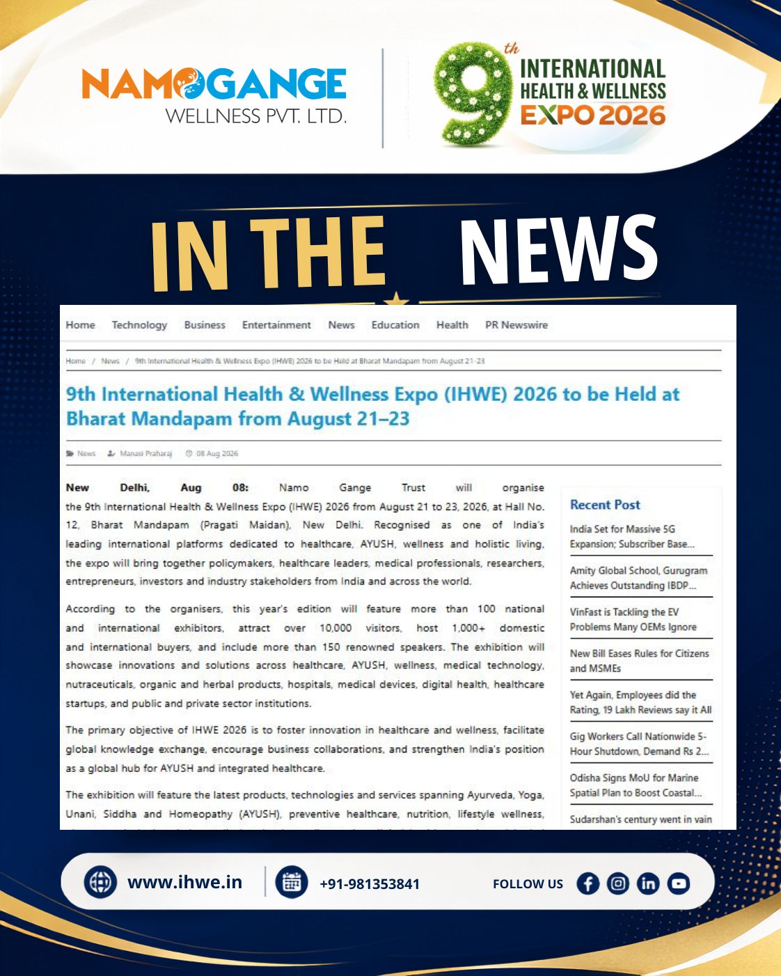 9th IHWE 2026